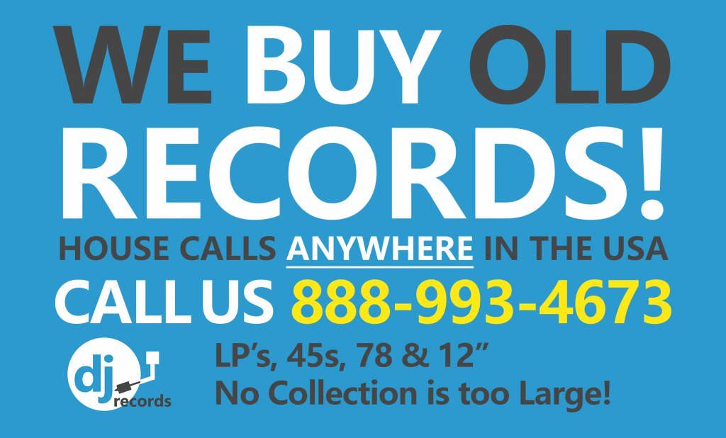 We buy old records! House calls anywhere in the USA