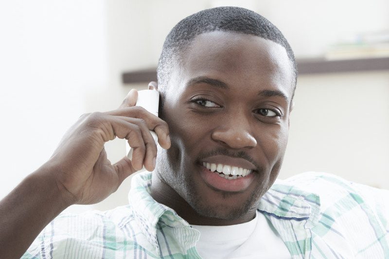 man calling DJ Records